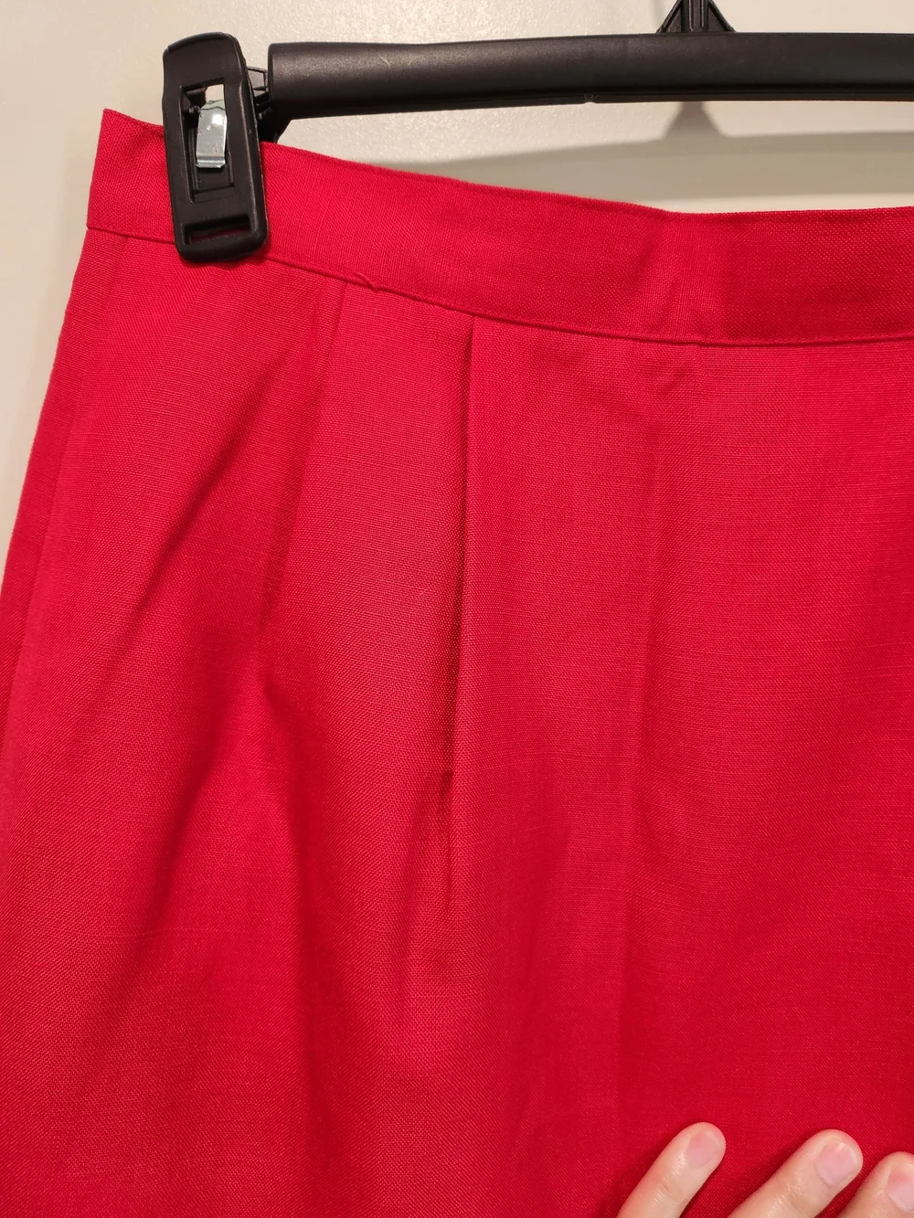 Vintage Skirt NWT 80/90s Talbots Red Midi Pencil SZ 10/ Modern 26